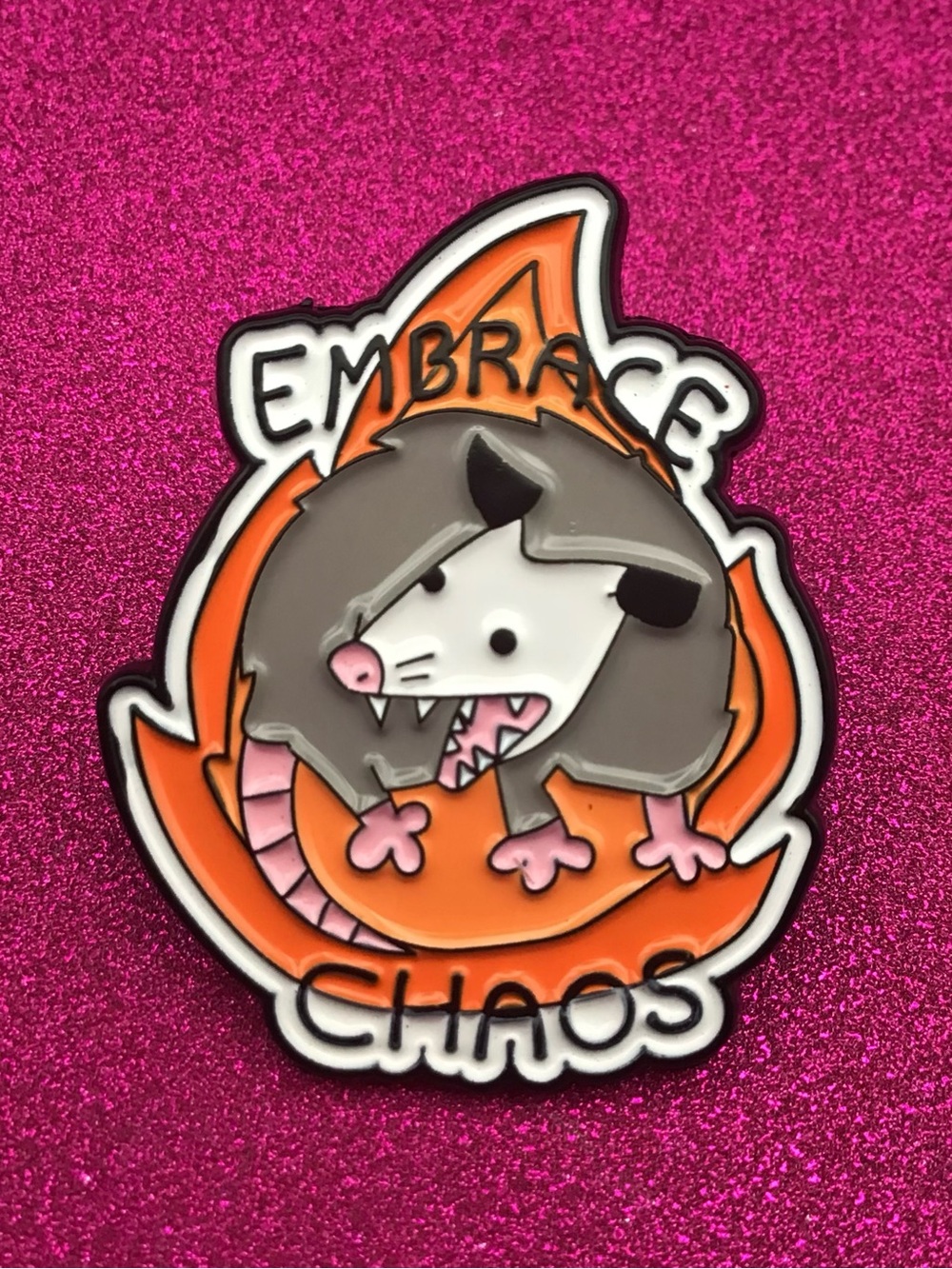 Chaos Enamel Pin